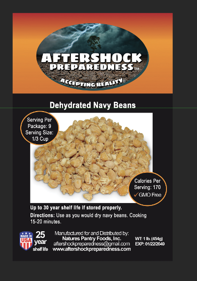 Dehydrated Navy Beans