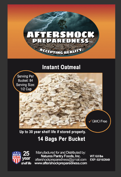 Instant Oatmeal Bucket