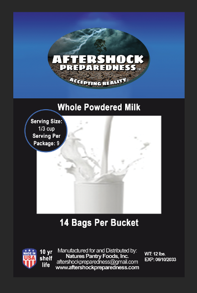 Whole Powdered Milk - Bucket