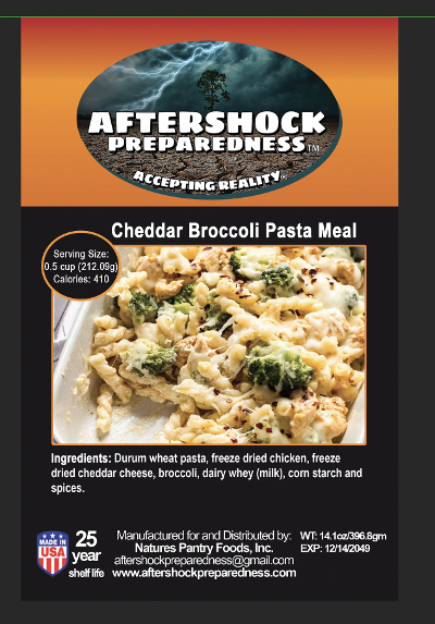 Cheddar Broccoli Pasta Meal