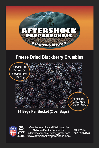 Freeze Dried Blackberry Crumbles