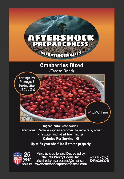 Freeze Dried Cranberries