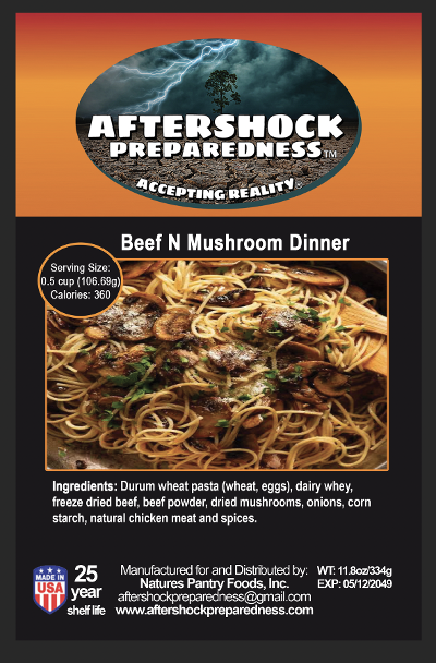Beef & Mushroom Dinner
