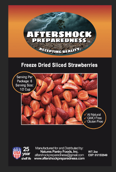 Freeze Dried Strawberries ( case of 24 bags)