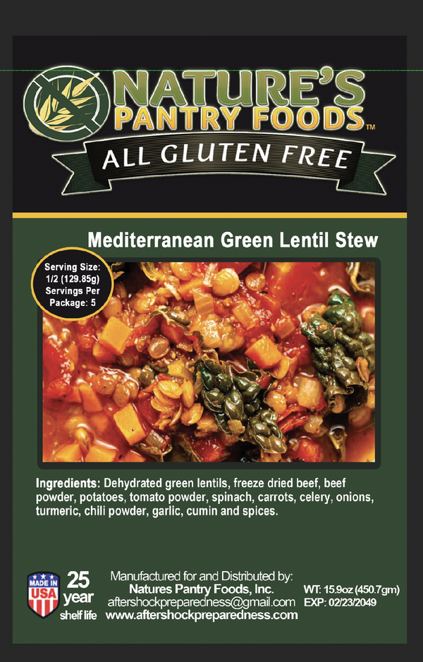 Mediterranean Green Lentil Stew
