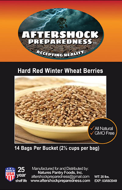 Hard Winter Wheat Berries Bucket - 14 Bag